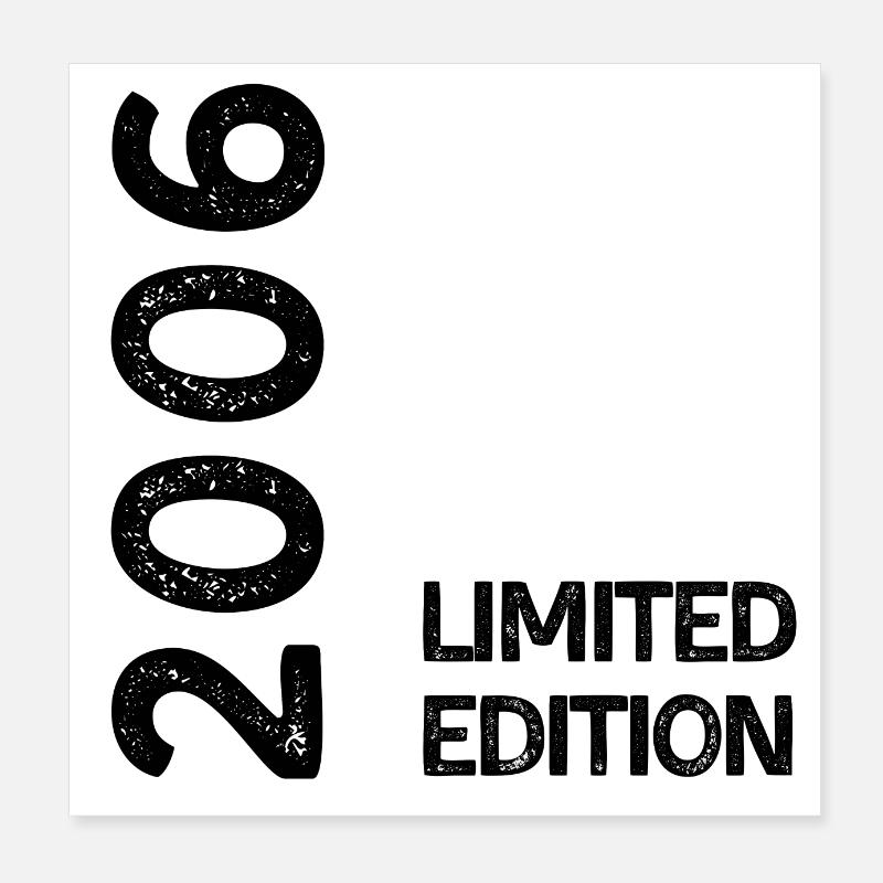 Limitierte Auflage 2006 Poster 20x20 cm