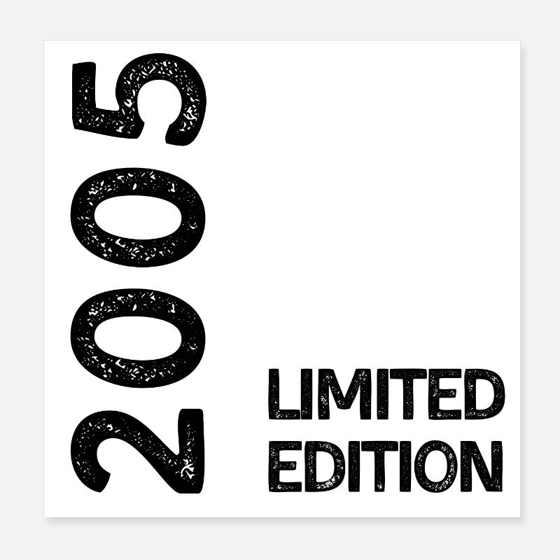 Limitierte Auflage 2005 Poster 20x20 cm