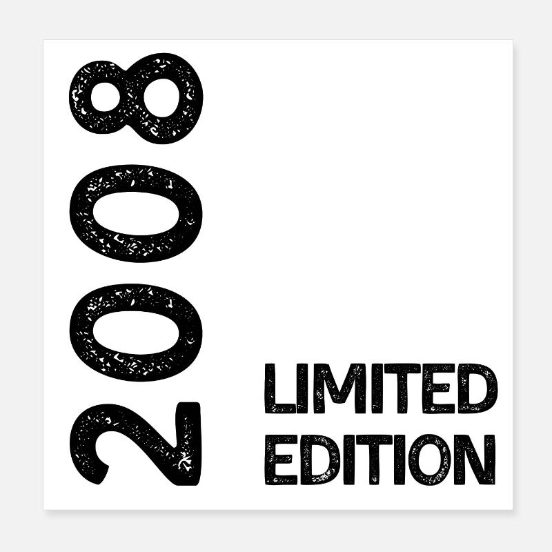 2008 limited edition Poster 20 x 20 cm