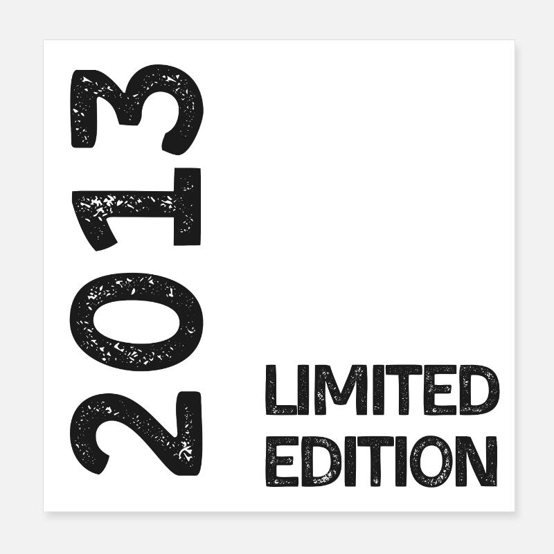 Limitierte Auflage 2013 Poster 20x20 cm