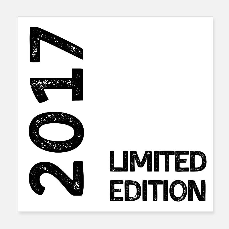 2017 limited edition Poster 8" x 8" (20x20 cm)