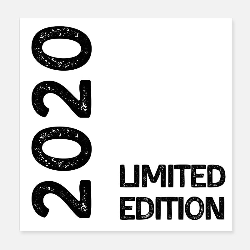 2020 Limitierte Auflage Poster 20x20 cm