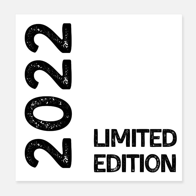 Limitierte Auflage 2022 Poster 20x20 cm