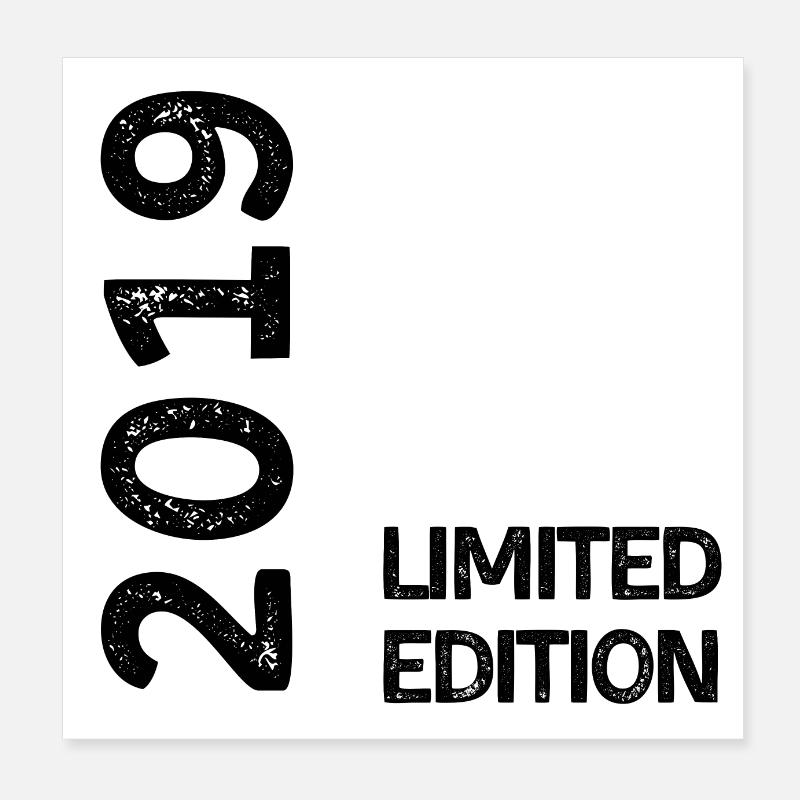 2019 limited edition Poster 20 x 20 cm