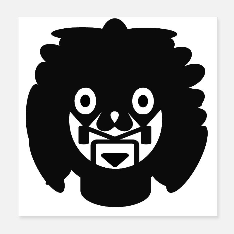 Le nom est Panic Poster 20 x 20 cm