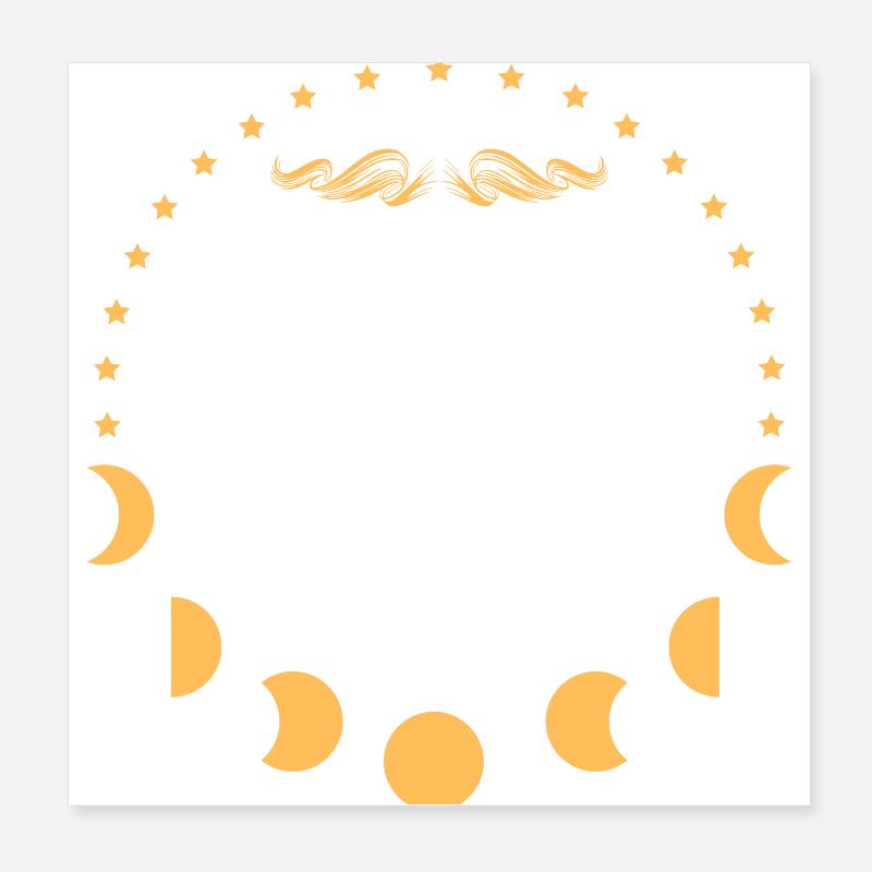 Wicca Hände - Hexen Amulett Poster 20x20 cm