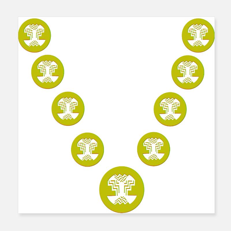 Kette Poster 20x20 cm