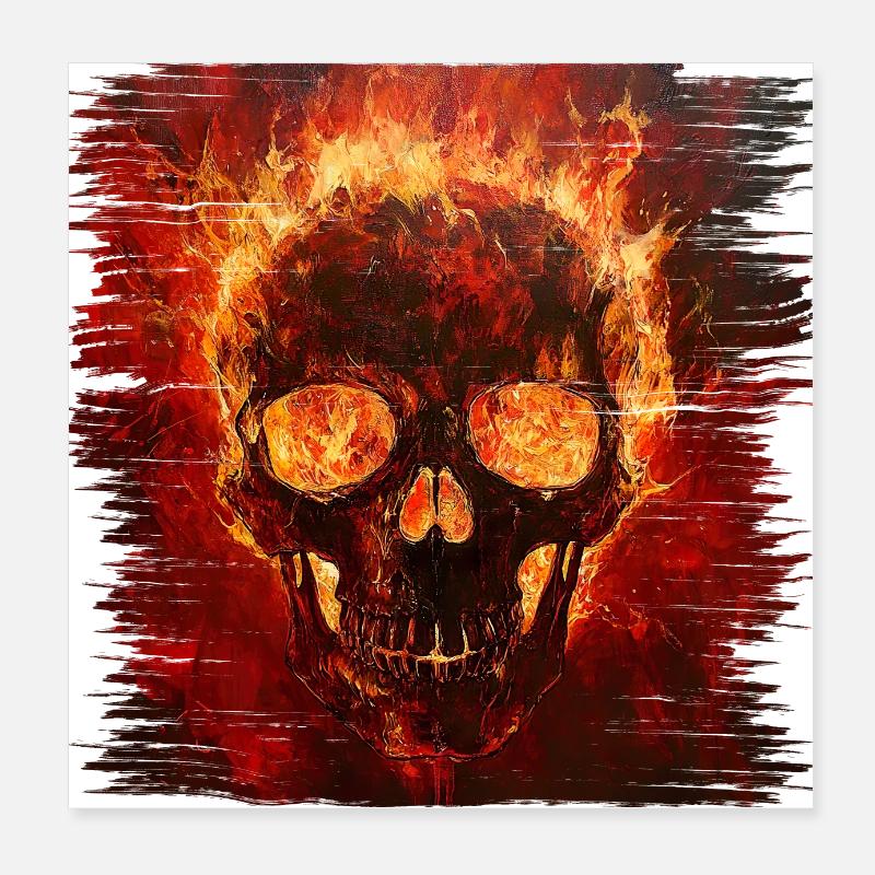 Ein Custom Painting ist ein rollendes Kunstwerk Poster 20x20 cm