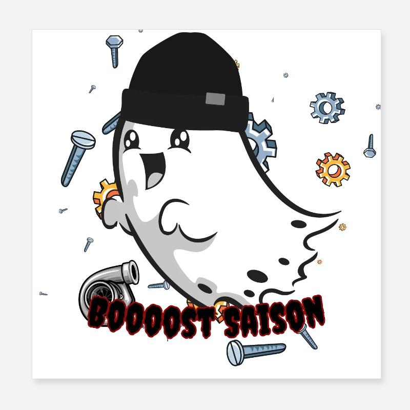 Boooost Saison Poster 20x20 cm