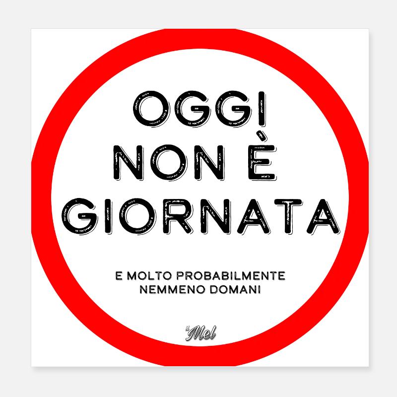 It's not a round day Poster 8" x 8" (20x20 cm)