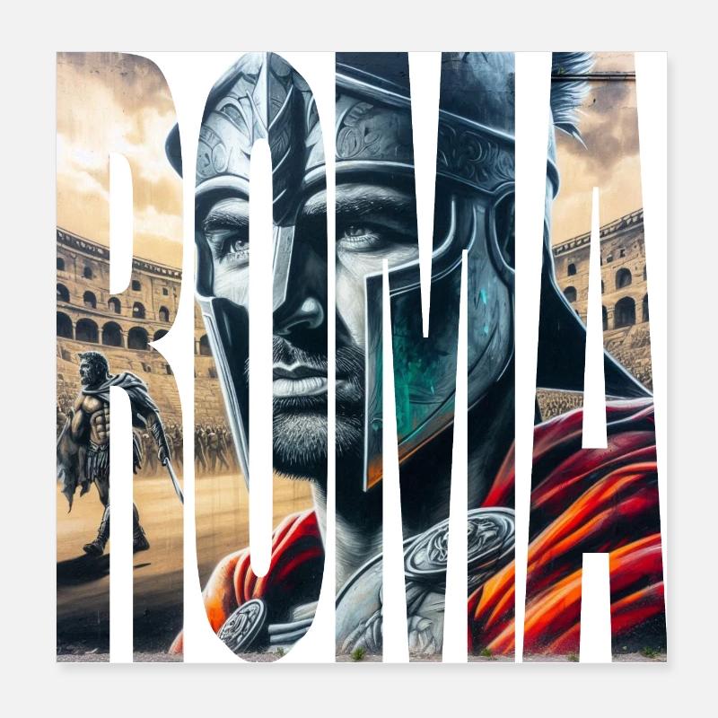 ROMA Poster 8" x 8" (20x20 cm)