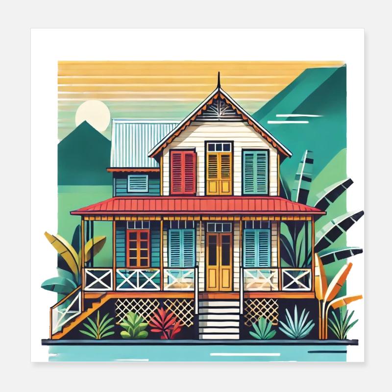 KASTEN 974 Poster 20x20 cm