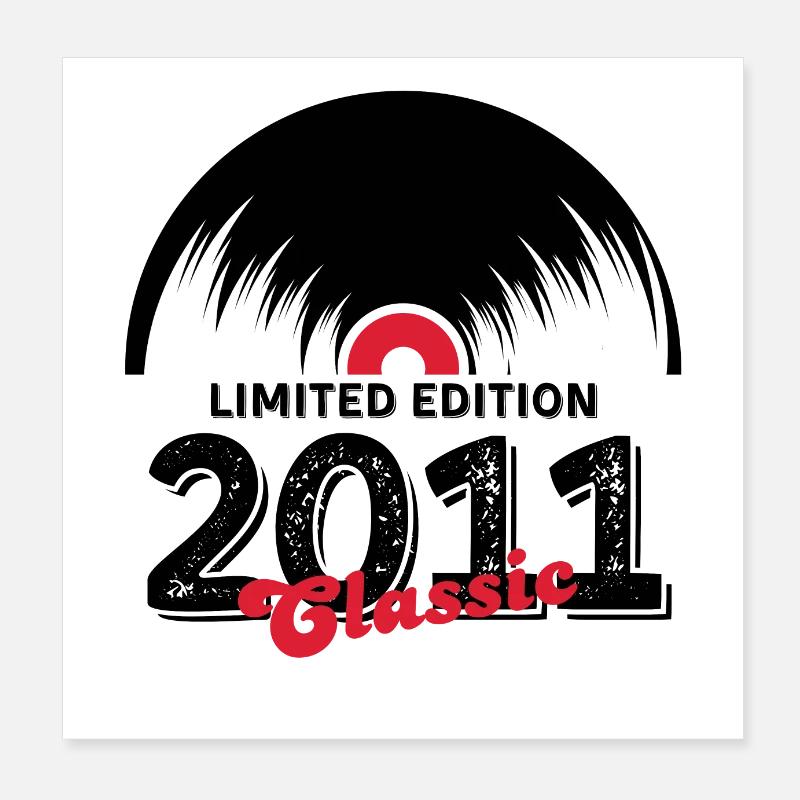 Limited edition 2011 Classic vinyle Poster 20 x 20 cm