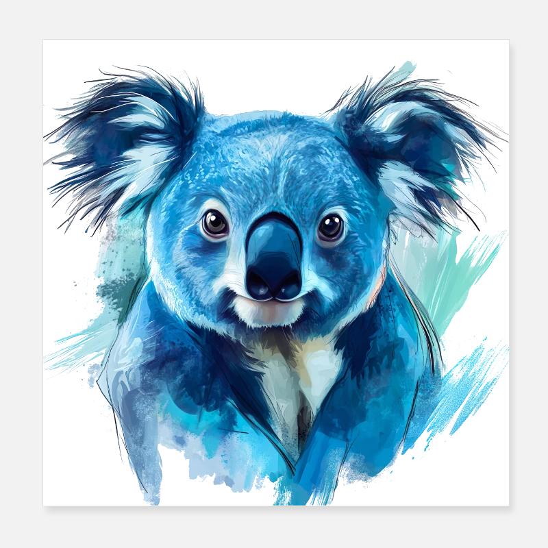 Le koala, souvent appelé à tort un ours Poster 20 x 20 cm