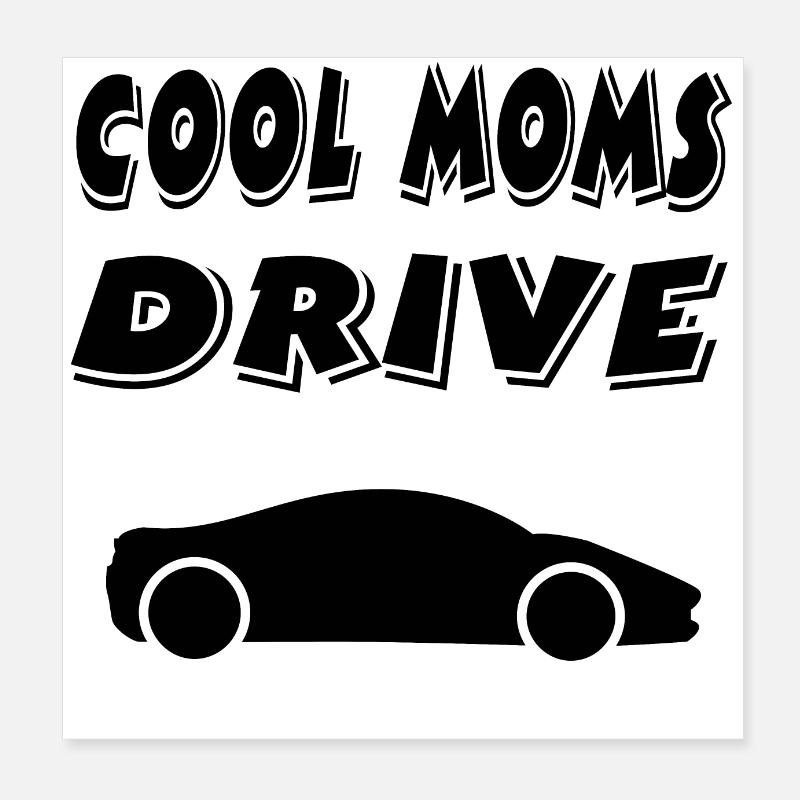 Car Poster 8" x 8" (20x20 cm)