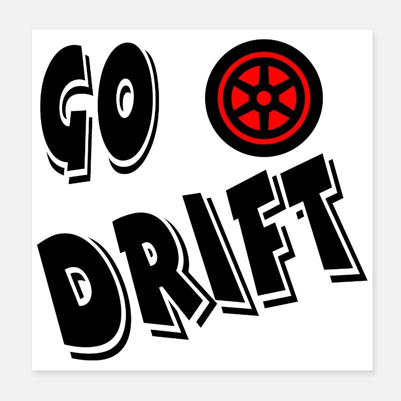 Voiture Poster 20 x 20 cm