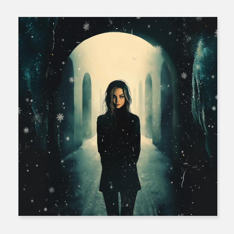 Tor zur Unendlichkeit Poster 20x20 cm