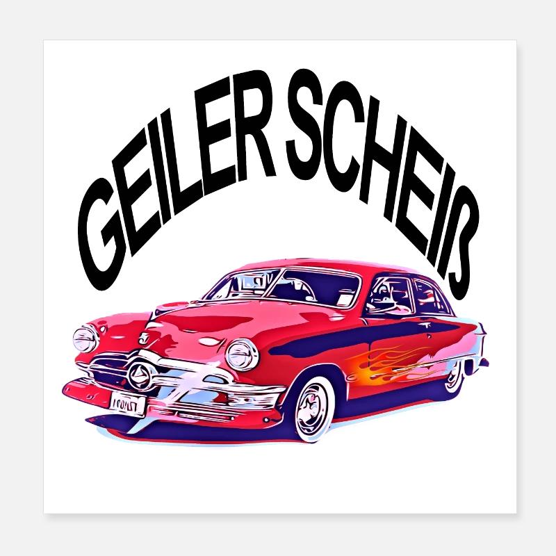 Auto Poster 20x20 cm