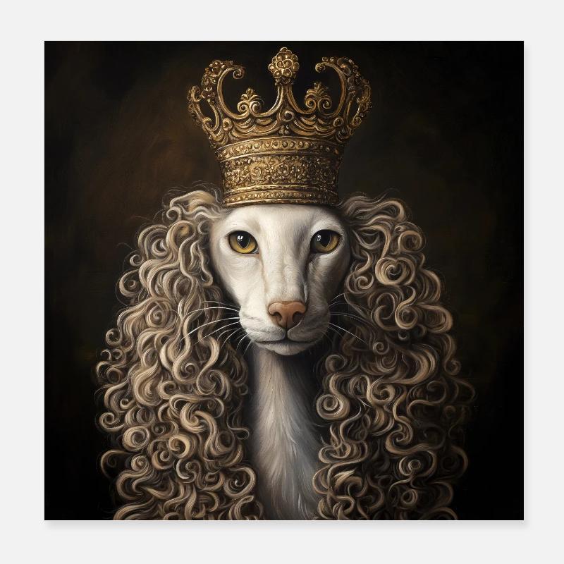 Reine Poster 20 x 20 cm