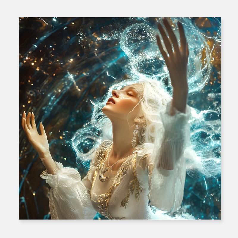 drachenqodeLULU Poster 20x20 cm