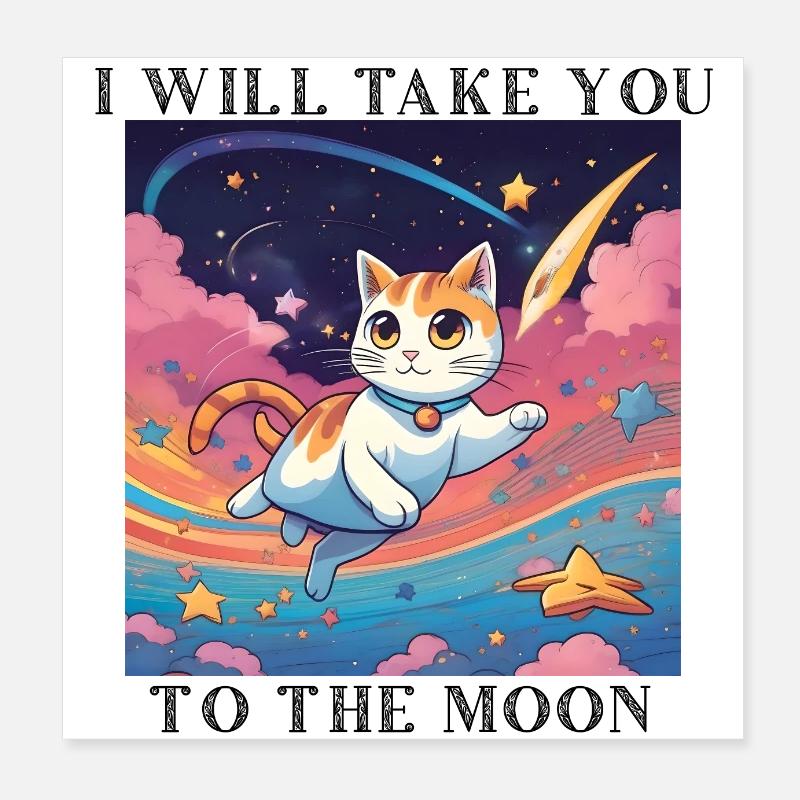 cute kitten Poster 8" x 8" (20x20 cm)