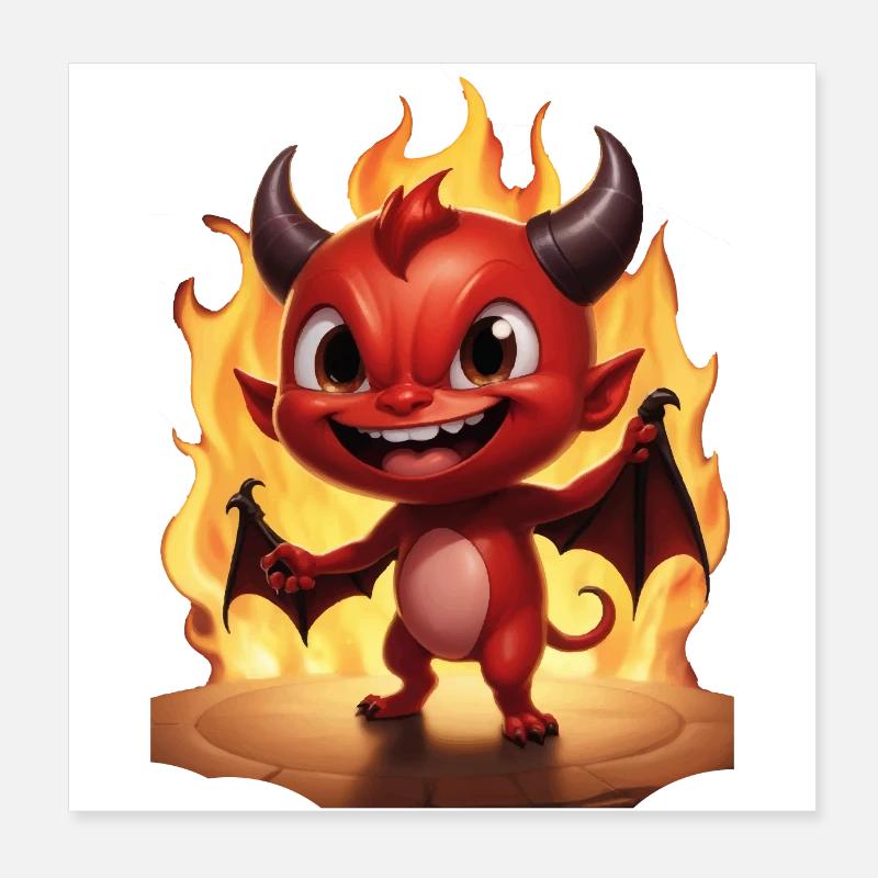 Imp Poster 8" x 8" (20x20 cm)