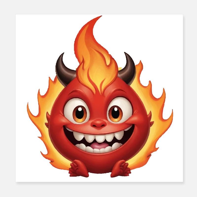 Imp Poster 8" x 8" (20x20 cm)