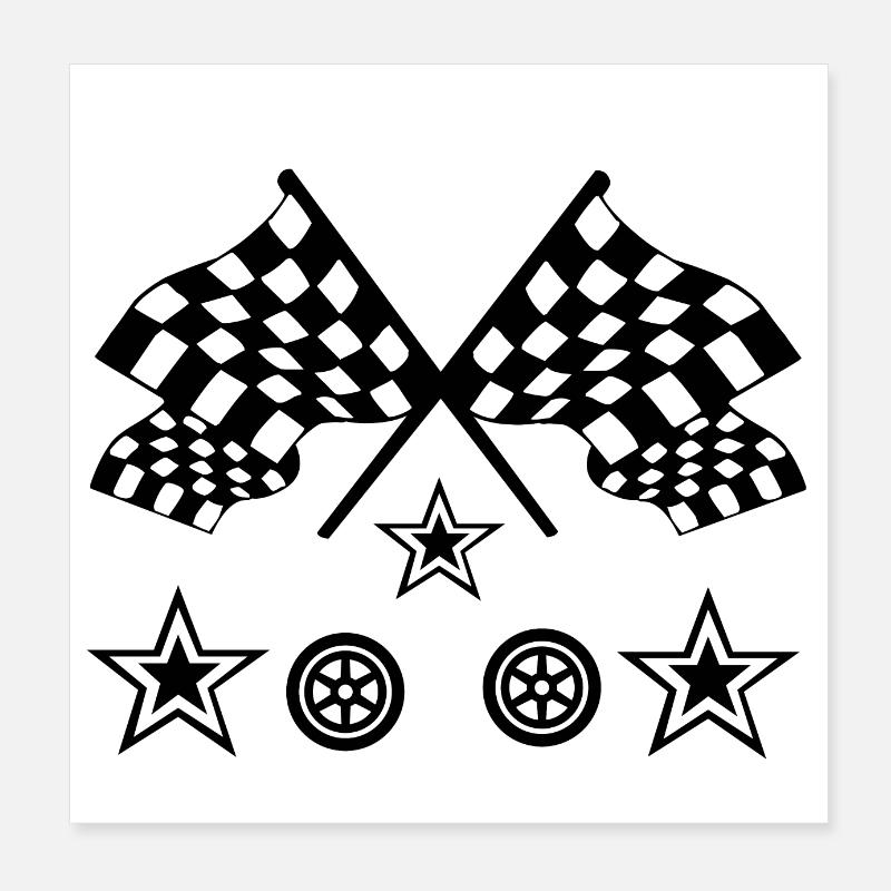 Auto Poster 20x20 cm