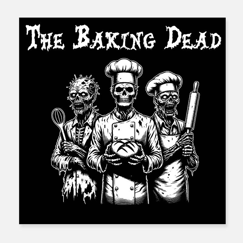 Plakat The Baking Dead 01 Poster 20x20 cm