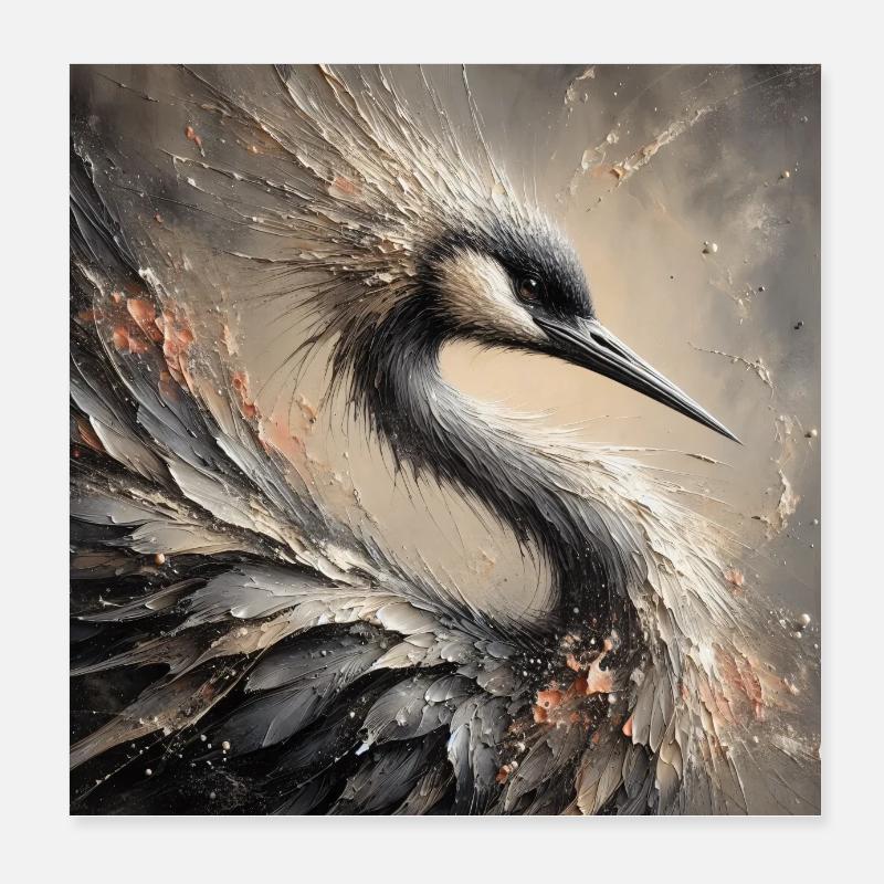 L’élégance de l’époque Poster 20 x 20 cm