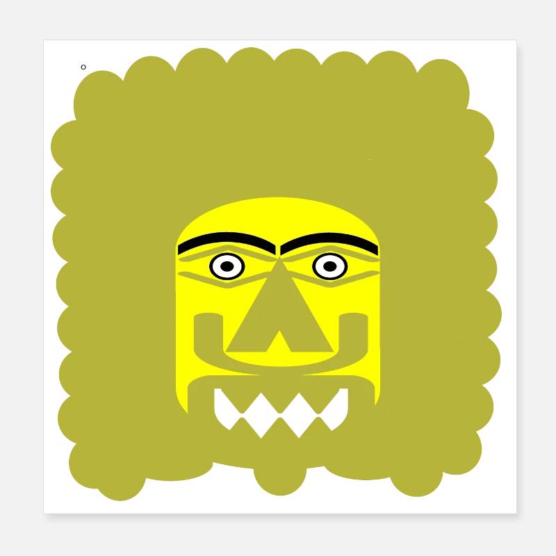 Titan Poster 20x20 cm