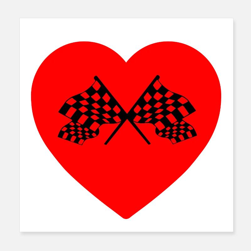 Car Poster 8" x 8" (20x20 cm)