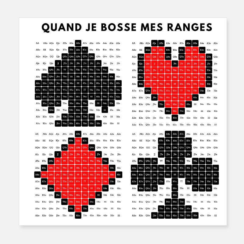 RIGGED POKER - PIXEL ART - RANGE - DECK Poster 20 x 20 cm