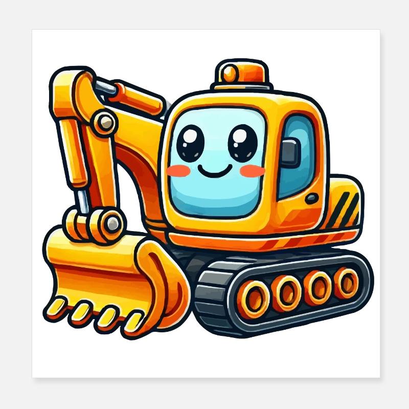 Bagger Comic Poster 20x20 cm