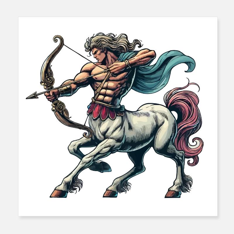 Zentaurus Zentaur Poster 20x20 cm