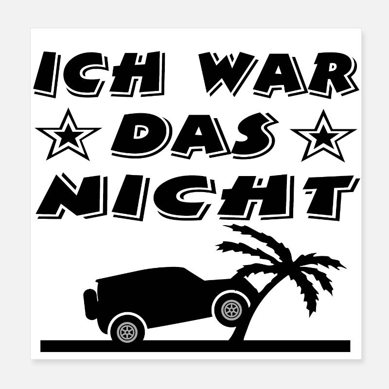 Auto Poster 20x20 cm