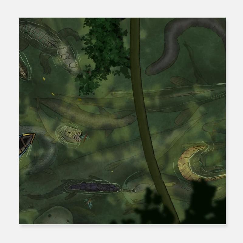 See der Bestien - Poster (2/3) Poster 20x20 cm