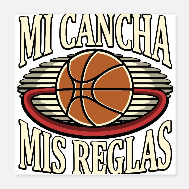 Ma cour Mes règles Poster 20 x 20 cm