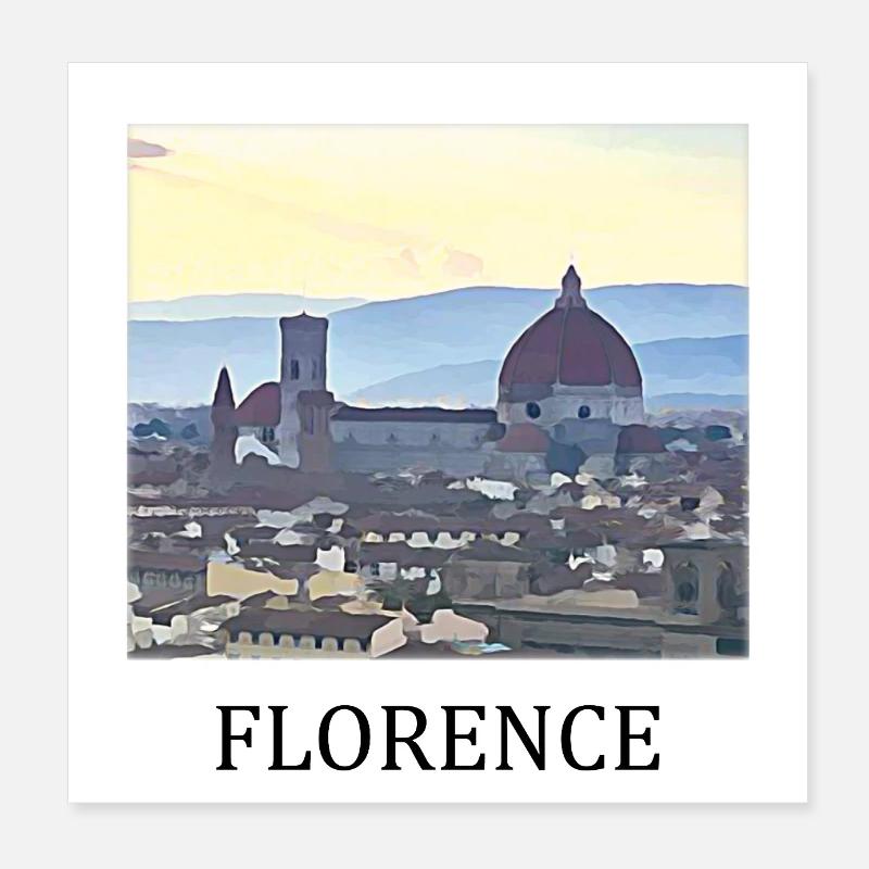 Florence Poster 20 x 20 cm