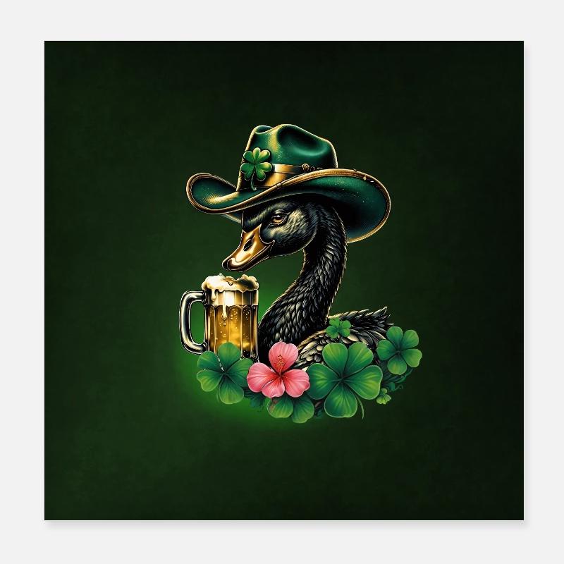 Une touche d’Irlande Poster 20 x 20 cm