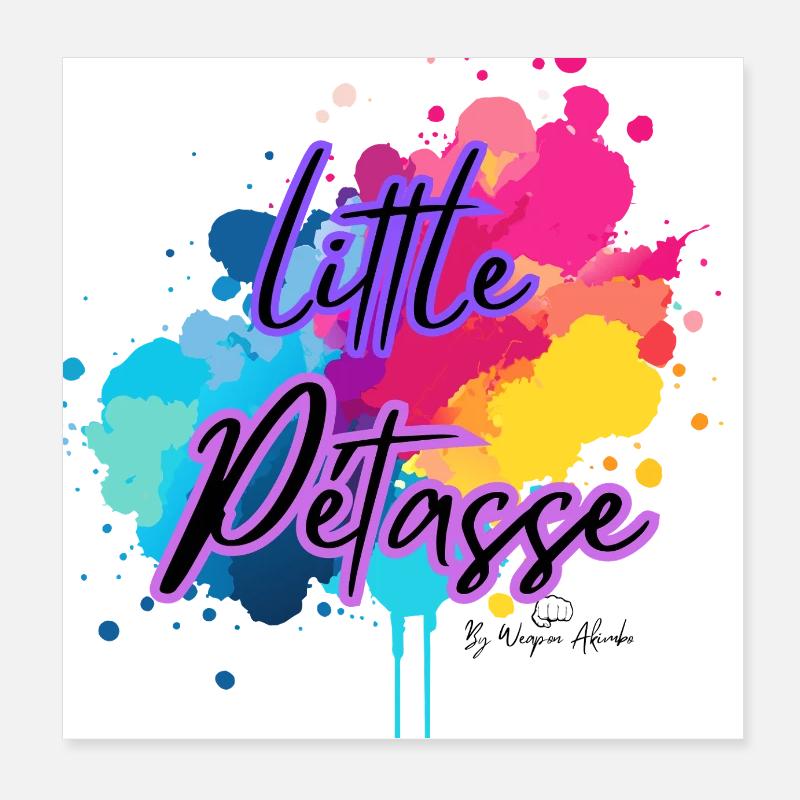 Kleine Pétasse Poster 20x20 cm