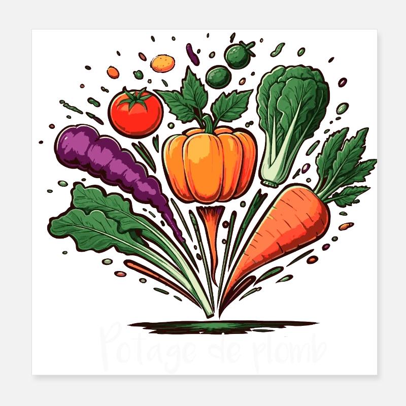 Potage de plomb Poster 20 x 20 cm