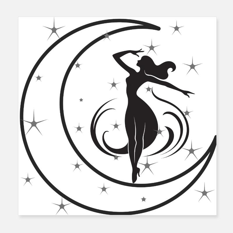 Mädchen Prints, Trend, süßer Druck Poster 20x20 cm