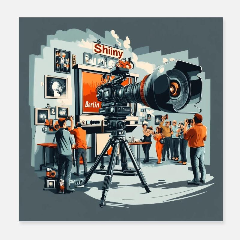 Camera studion 2 Poster 20x20 cm
