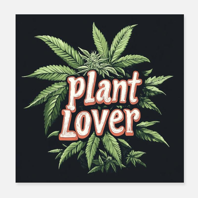 Canabis lover Poster 8" x 8" (20x20 cm)