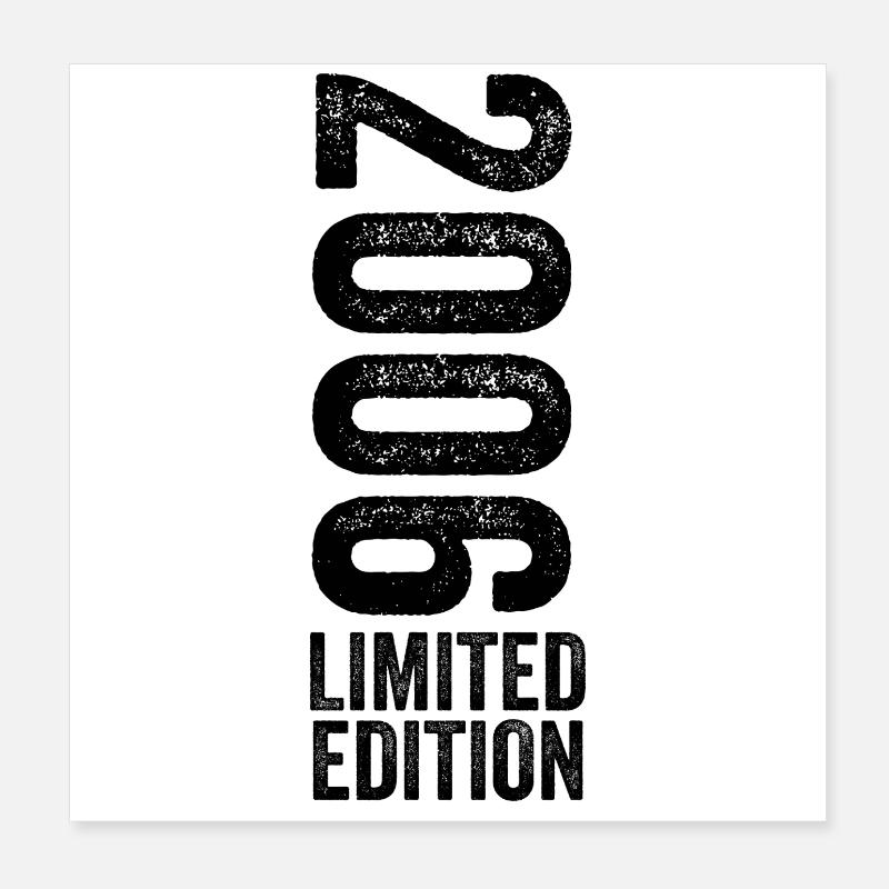 2006 Limited Edition Geburtstagsgeschenk 2006 Poster 20x20 cm