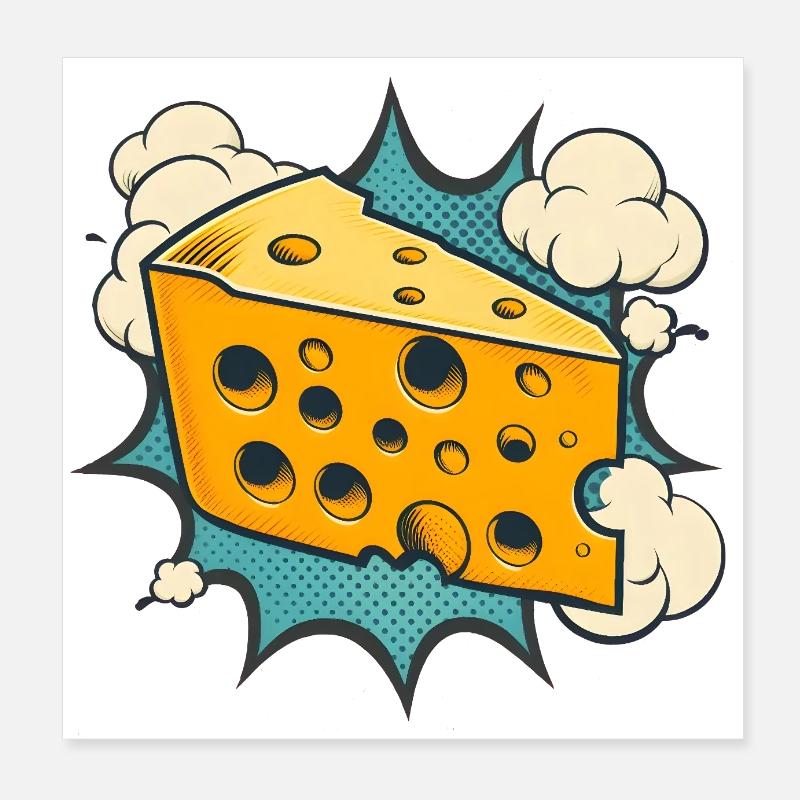 Fromage Poster 20 x 20 cm