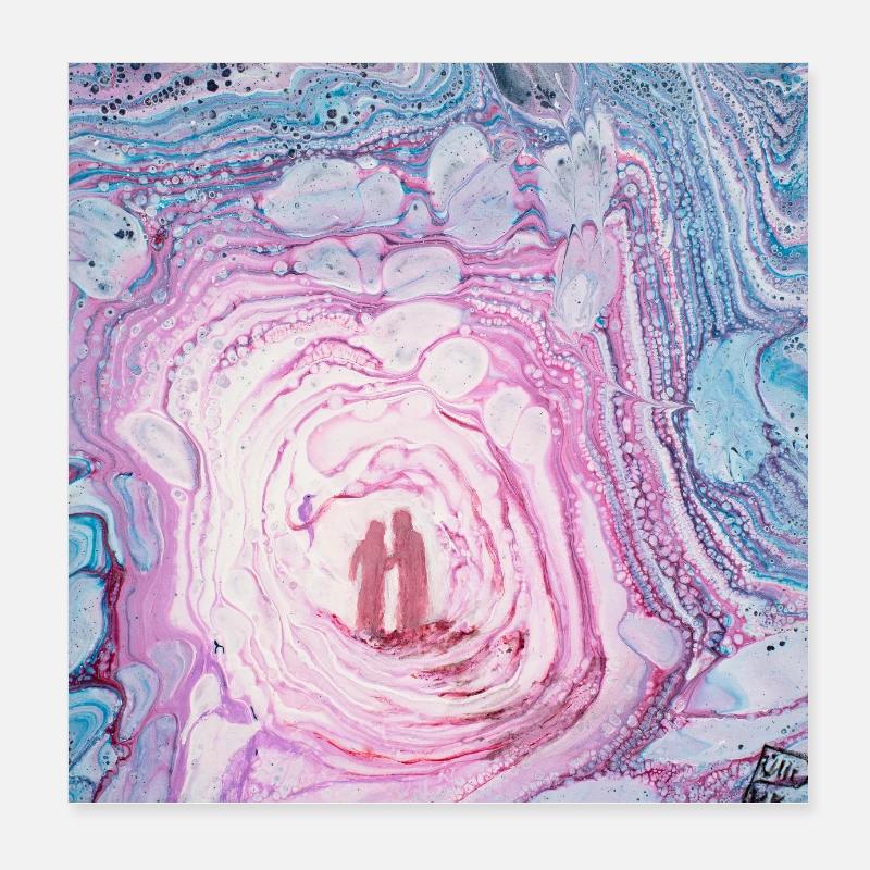 Mystischer Ort Poster 20x20 cm