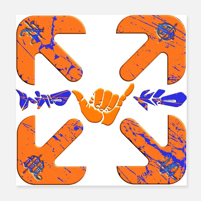 Wind Poster 20x20 cm