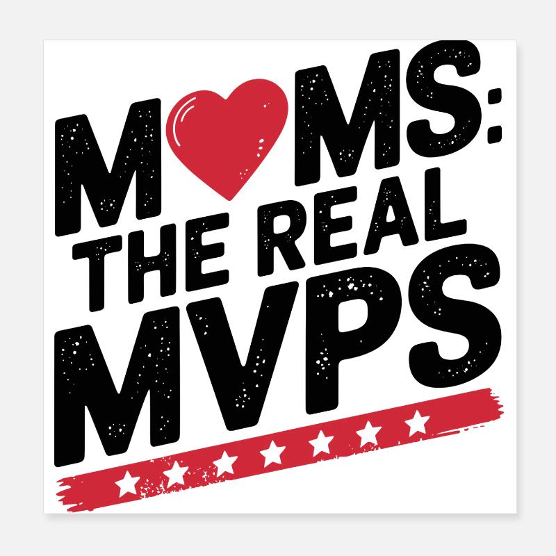 Les mamans : les vraies Poster 20 x 20 cm